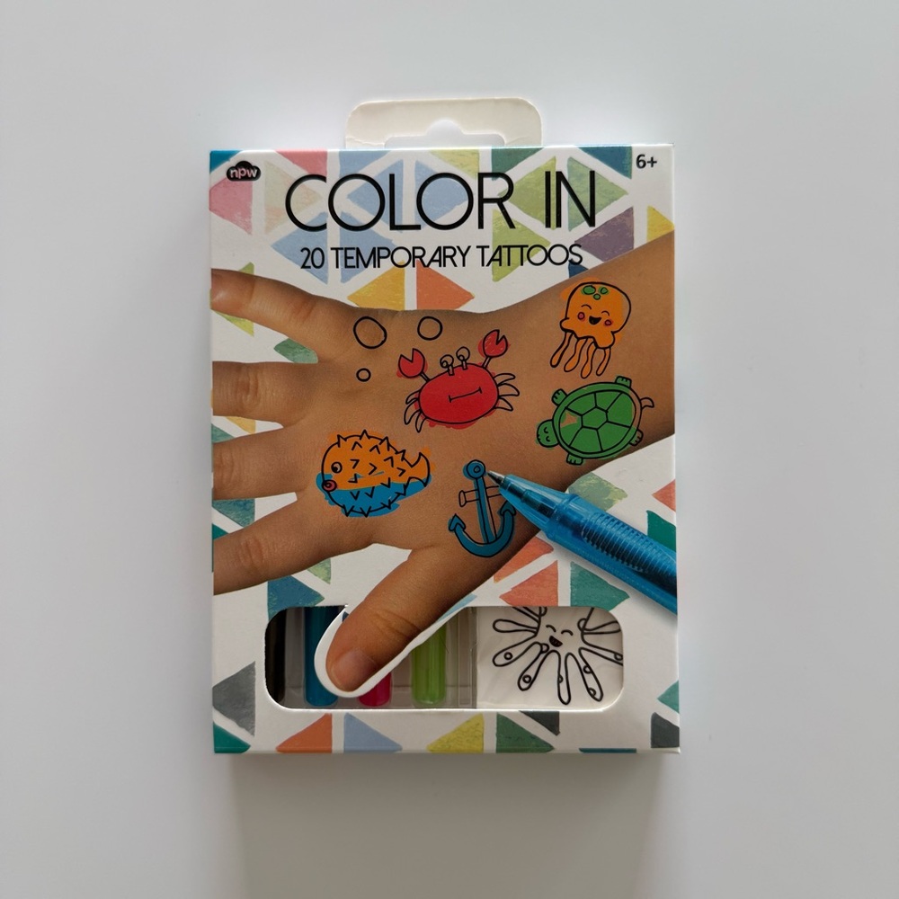Color In Temporary Tattoos